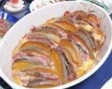 かぼちゃと豚こまの蒸し焼き作り方5写真