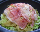 広島風豚玉そば＊隠し味は納豆だし♪作り方6写真