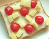 カルピスソフト×トマトのチーズトースト作り方4写真