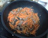 激うま♡挽き肉人参ほうれん草炒め作り方4写真