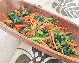 激うま♡挽き肉人参ほうれん草炒め作り方6写真