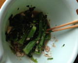 オクラとほうれん草の簡単あっさりパスタ作り方6写真