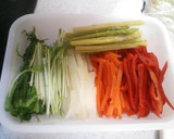 野菜巻きとんかつ（サラダとんかつ）作り方1写真