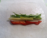 野菜巻きとんかつ（サラダとんかつ）作り方2写真