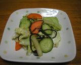 野菜たっぷり塩昆布サラダ作り方4写真