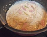 夜の夢活♡ミルクとレタスのほっとスープ♪作り方4写真