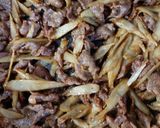 ヨウサマの減塩牛肉細切れとごぼう炒め作り方4写真