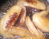 めんつゆで手羽先の照り焼き★ゴマまぶし作り方3写真