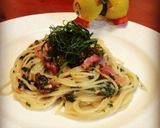 パンチェッタと大葉のパスタ♪作り方9写真