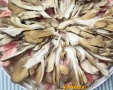 レンチンで簡単☆豚肉と野菜の重ね蒸し作り方3写真