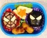 ✦☆✦スパイダーマン✦☆✦キャラ弁作り方13写真