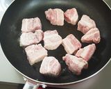 簡単！少材料で！豚バラのトマト煮込み作り方3写真