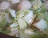 ☆肉団子と白菜のとりがらスープ☆作り方6写真