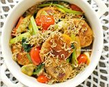 かぶの豚肉巻きと野菜のちりめん生姜焼き作り方9写真