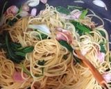 ほうれん草とベーコンの和風パスタ♪作り方6写真