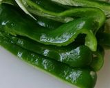 野菜だけ！ながいもとピーマンの炒めもの作り方1写真