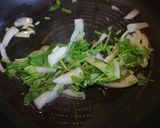 スモークサーモンとほうれん草のパスタ作り方3写真