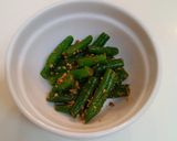 パッと出来る！いんげんの胡麻和え作り方3写真
