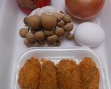 市販の牡蠣フライでカキフライ丼作り方1写真