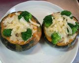 丸ごと食べれる♡かぼちゃの器のグラタン作り方10写真
