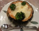 丸ごと食べれる♡かぼちゃの器のグラタン作り方12写真