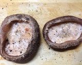 肉厚椎茸の肉詰めチーズ焼き作り方1写真