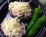 肉厚椎茸の肉詰めチーズ焼き作り方3写真