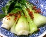 付け合せに最高！冷たいチンゲン菜作り方8写真