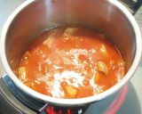 簡単！少材料で！豚バラのトマト煮込み作り方8写真