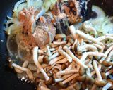 サバの水煮缶チーズカレークリームパスタ作り方3写真