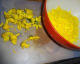 菊の花の茹で方♡作り方1写真