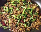 ひき肉の炒め物〜簡単ガパオのカレー風〜作り方3写真