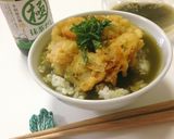海老かき揚げの極抹茶だし茶漬け作り方3写真