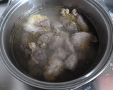 圧力鍋で牛すじと大根のうま煮(韓国風）作り方1写真