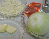 レンジで～カップオニオングラタン風スープ作り方1写真