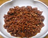麺やご飯によく合う♪ごま肉味噌作り方4写真