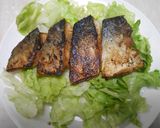 サバ焼きにしめじ入りトマトソースかけ作り方10写真