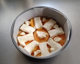 クリームチーズ入り柿のクランブルガトー作り方6写真