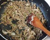 野菜モリモリ☆合挽ミンチのスタミナ丼♪作り方3写真