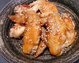 手羽先の揚げ焼き甘辛ダレ♡作り方8写真