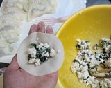 ドイツの味！？ほうれん草とチーズの餃子作り方4写真