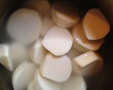 里芋の味噌煮！トロトロお汁をご飯にかけて作り方2写真