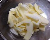 簡単☆アップル春巻き作り方1写真