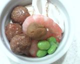 ♡簡単ミートボールの味噌ココットカマン♡作り方4写真