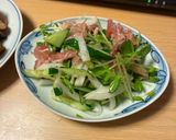 生ハムと梨と豆苗サラダ！作り方5写真