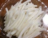 後引くほろ苦さ☆大根の皮のキンピラ☆作り方2写真