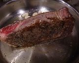 極厚和牛ステーキ レアの焼き方作り方8写真