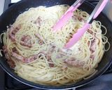 家でも簡単、クリーミーなカルボナーラ作り方7写真