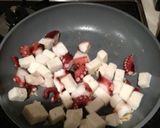 タコとはんぺんのホットサラダ作り方3写真