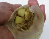 サモサ（カレー味じゃがいもの三角春巻き）作り方8写真